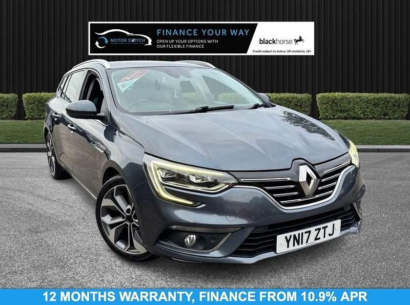 Grey Used 2017 Renault Mégane GrandTour Signature Estate | £6,595 (Fair price) - Image 1/3