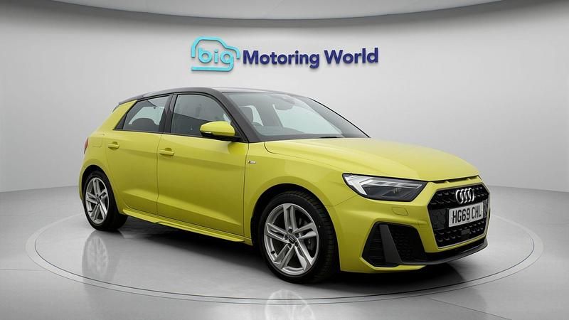Used Audi A1 Sportback S-Line 150 HP (110 kW) 2019 Yellow Hatchback