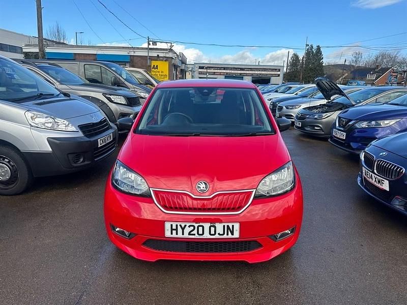 Used Skoda Citigo-e IV SE 61 kW (83 HP) 2020 Red Hatchback