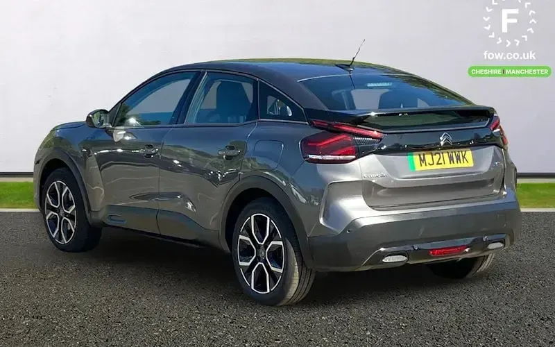 Begagnad Citroën e-C4 100 kW (136 HK) 2021 Grå Halvkombi