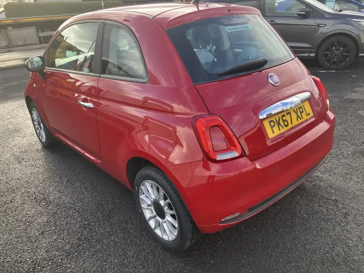 Used Fiat 500 Pop Star 69 HP (50 kW) 2017 Red Hatchback
