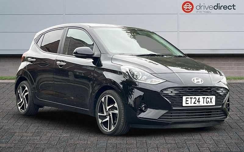 Black Used 2024 Hyundai i10 Premium Hatchback | £15,055 (Fair price) - Image 1/4