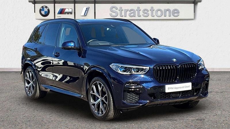 Blue Used 2022 BMW X5 M Sport SUV | £49,795 (A bit pricey) - Image 1/3