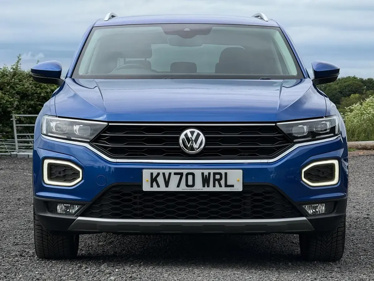 Used VW T-Roc SEL 150 HP (110 kW) 2020 Blue SUV