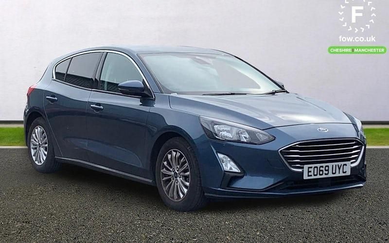 Used Ford Focus Titanium 125 HP (91 kW) 2019 Blue Hatchback