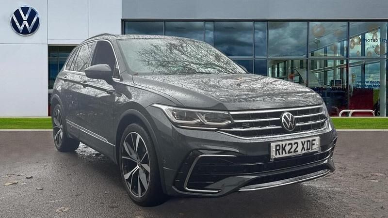 Grey Used 2022 VW Tiguan R-line SUV | £27,887 (Fair price) - Image 1/4