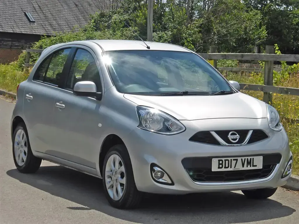 Used Nissan Micra Acenta 2017 Satin silver metallic Hatchback