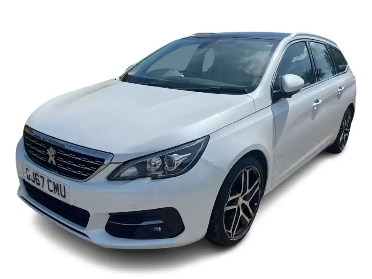 Used Peugeot 308 SW Allure 120 HP (88 kW) 2017 White Estate
