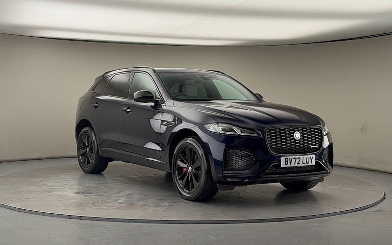 Used Jaguar F-Pace R-Dynamic 204 HP (150 kW) 2022 Portofino blue SUV