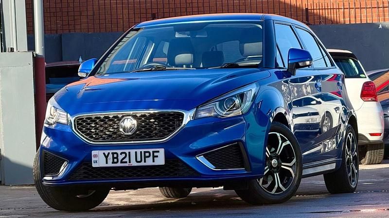 Used MG MG3 Exclusive 106 HP (77 kW) 2021 Blue Hatchback