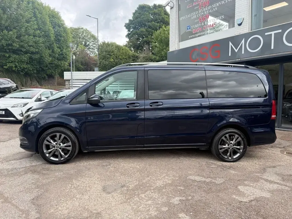 Used Mercedes V250 2018 Blue MPV