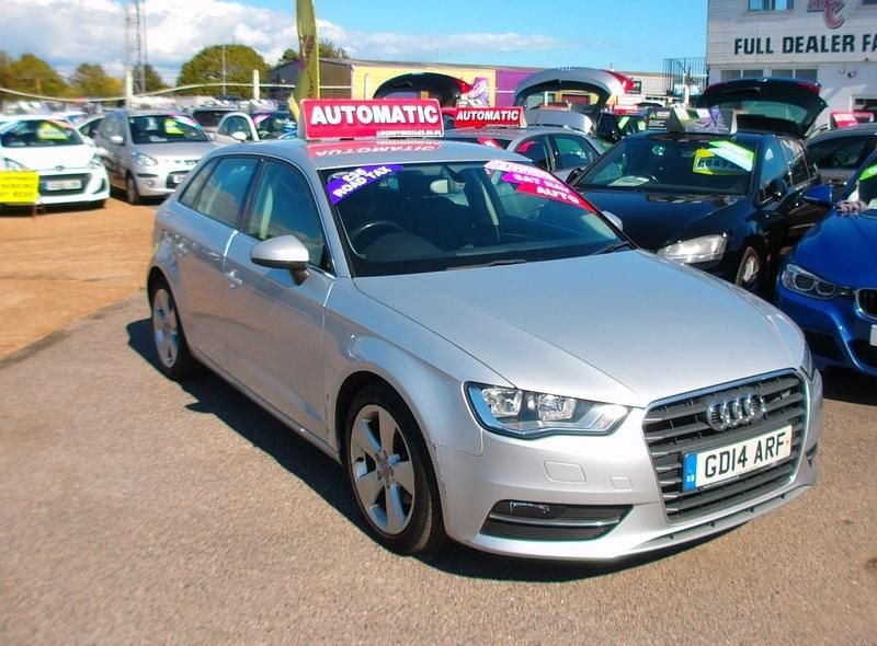 Silver Used 2014 Audi A3 Sport Hatchback | £7,495 (Fair price) - Image 1/4