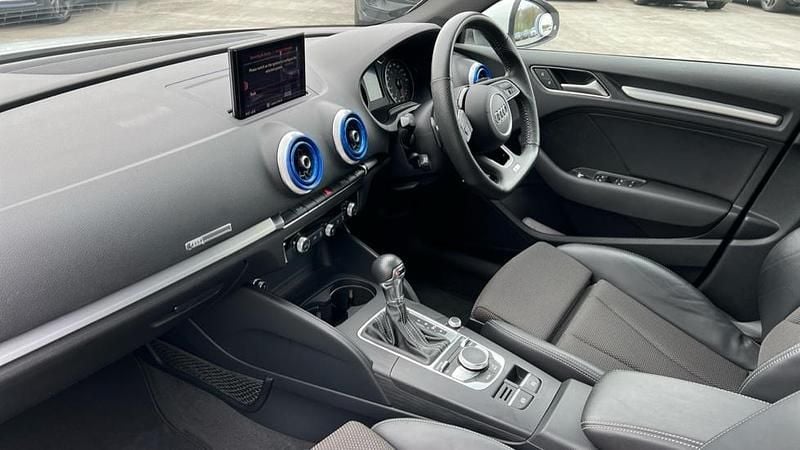 Used Audi A3 S-Line 116 HP (85 kW) 2018 Ibis white Sedan