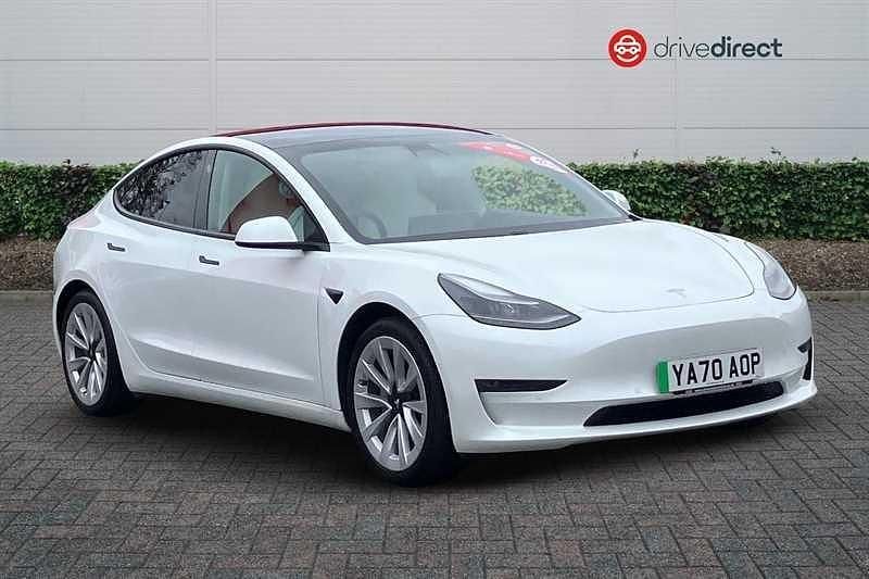 Metallic paint Used 2020 Tesla Model 3 Sedan | £18,517 (Fair price) - Image 1/4
