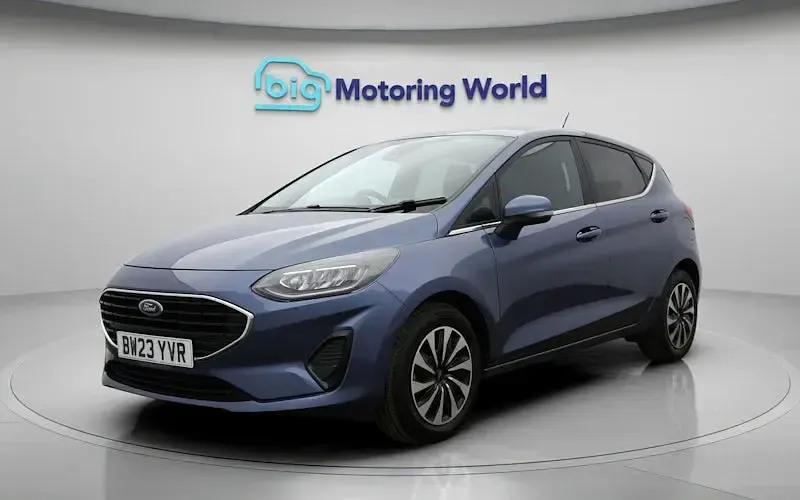 Used Ford Fiesta Titanium 101 HP (74 kW) 2022 Blue Hatchback