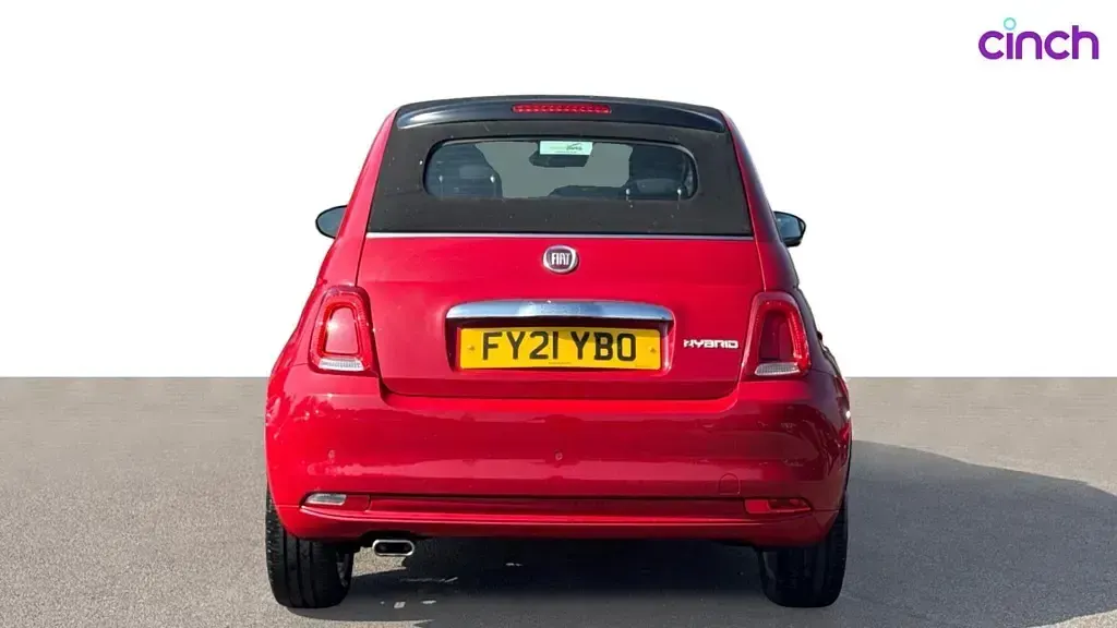 Used Fiat 500C Lounge 70 HP (51 kW) 2021 Red Cabriolet