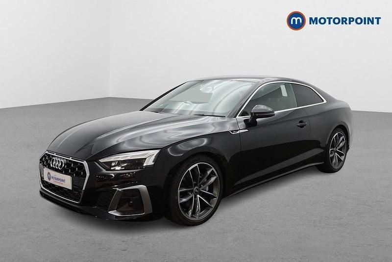 Used Audi A5 S-Line 245 HP (180 kW) 2021 Black Coupe