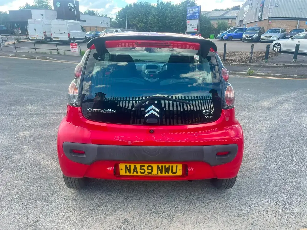 Used Citroën C1 VTR Sport 68 HP (50 kW) 2009 Red Hatchback