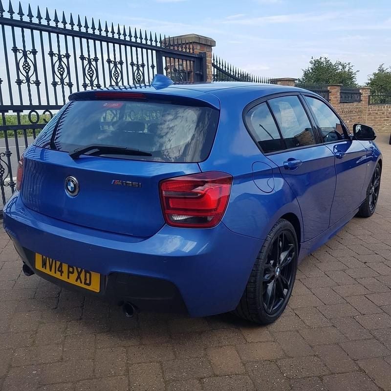 Used BMW M135 M Performance 315 HP (231 kW) 2014 Blue Hatchback