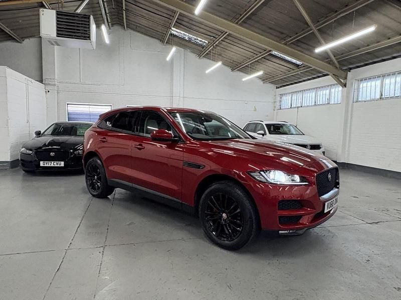 Red Used 2018 Jaguar F-Pace Portfolio SUV | £12,995 (Fair price) - Image 1/4