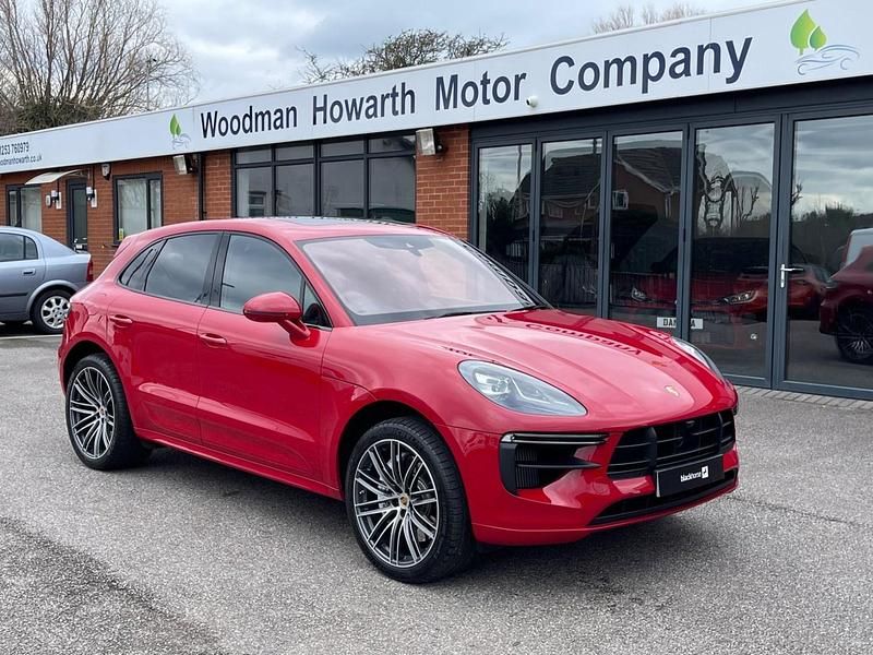Red Used 2020 Porsche Macan Turbo SUV | £55,995 (Expensive) - Image 1/4