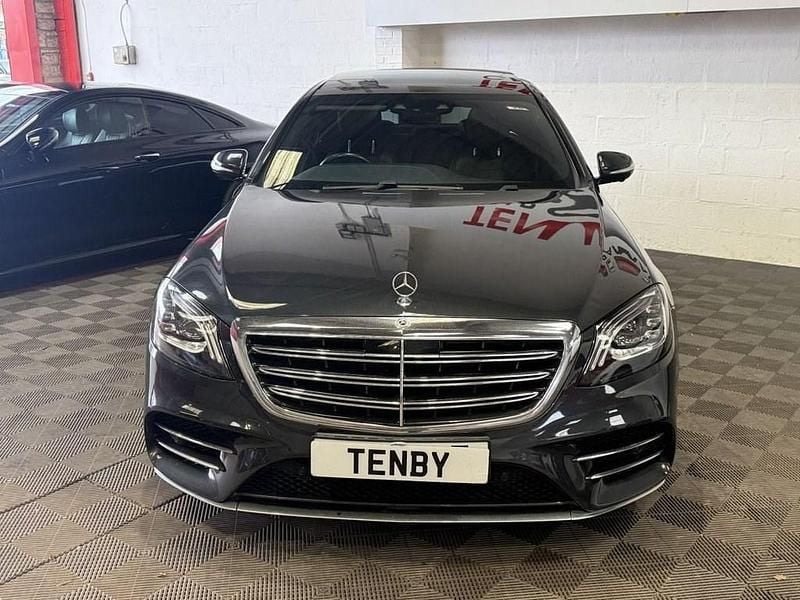 Used Mercedes S350 AMG line 2018 Black Sedan