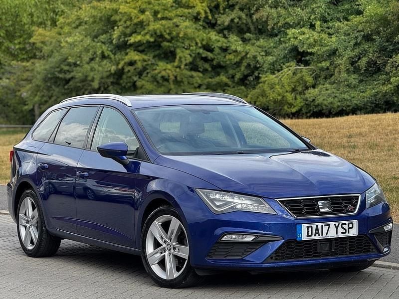Blue Used 2017 Seat Leon FR Estate | £5,990 (Fair price) - Image 1/4