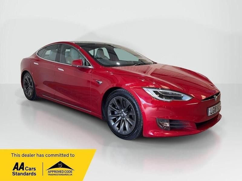 Used Tesla Model S 241 kW (328 HP) 2018 Red Hatchback