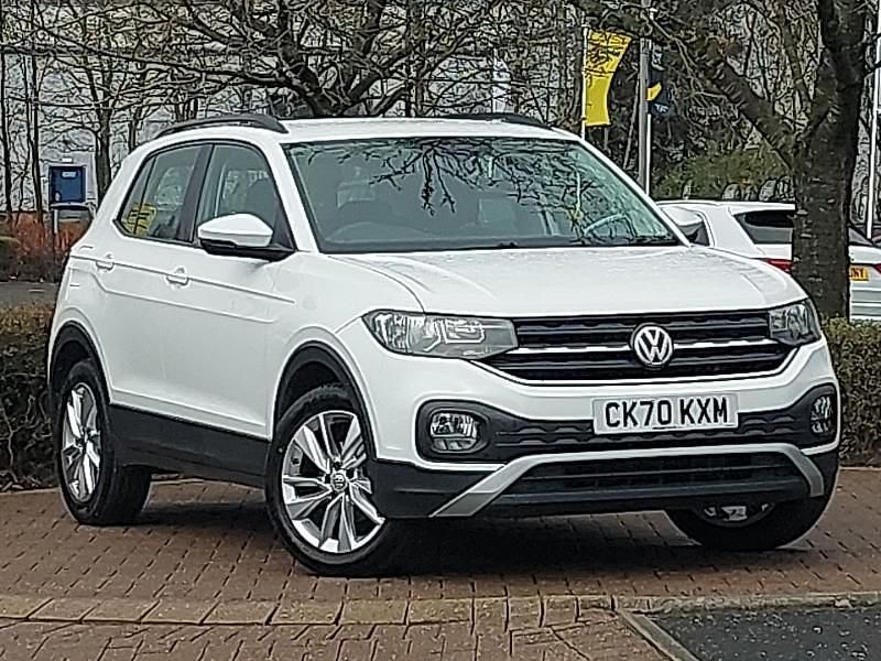 Used VW T-Cross SE 115 HP (84 kW) 2020 White SUV