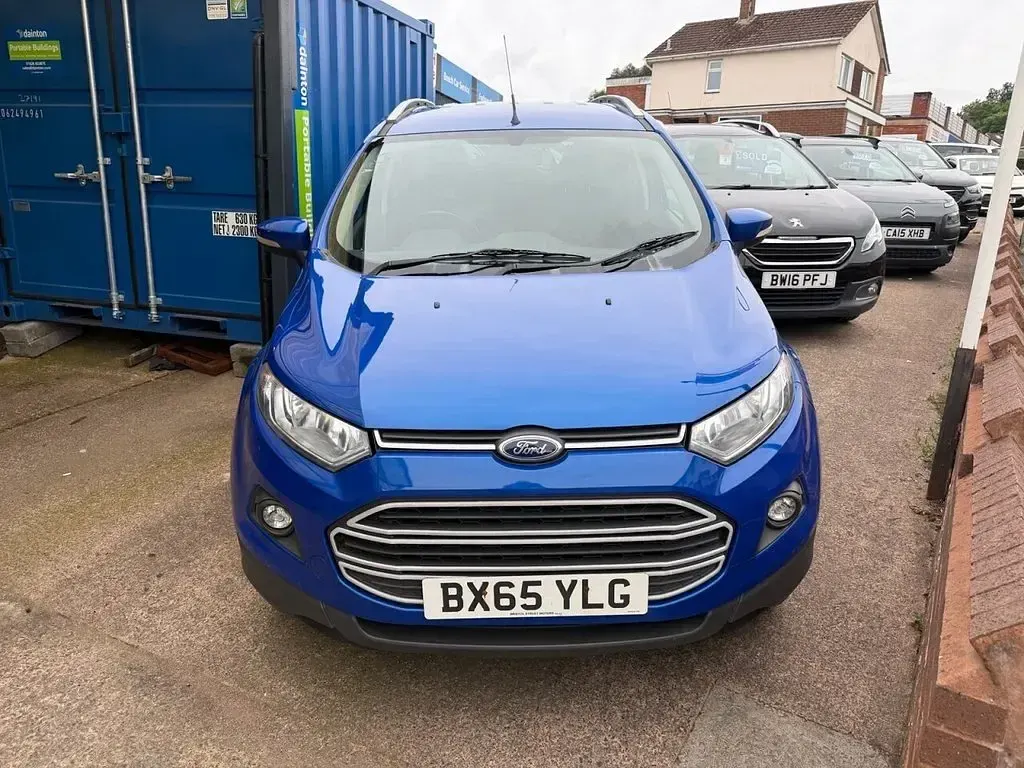 Used Ford Ecosport Zetec 95 HP (69 kW) 2015 Blue SUV