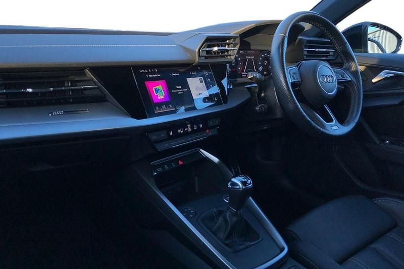 Used Audi A3 S-Line 2022 Black Sedan