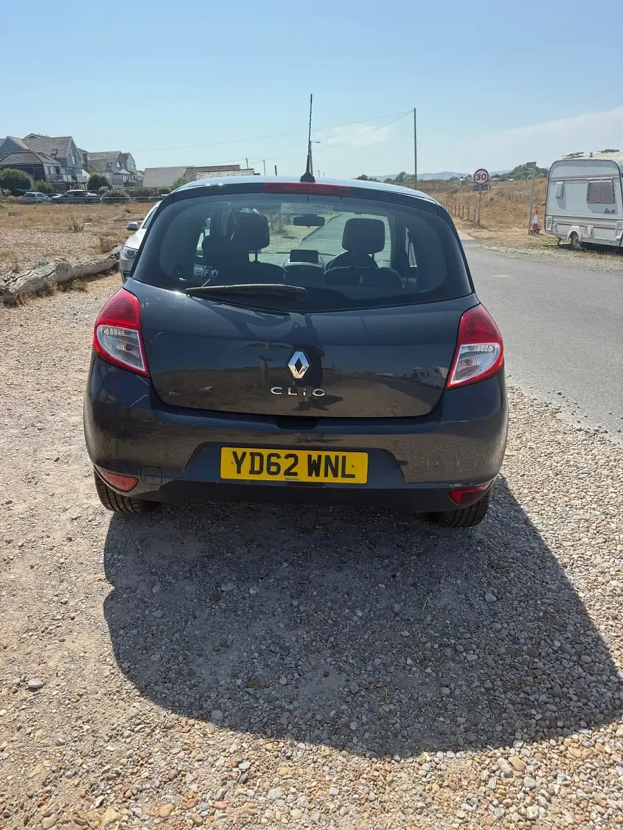 Used Renault Clio Dynamique 75 HP (55 kW) 2012 Blue Hatchback
