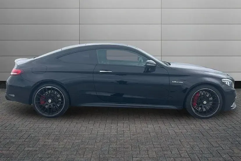 Used Mercedes C63 AMG Premium Plus 503 HP (369 kW) 2023 Obsidian black Coupe