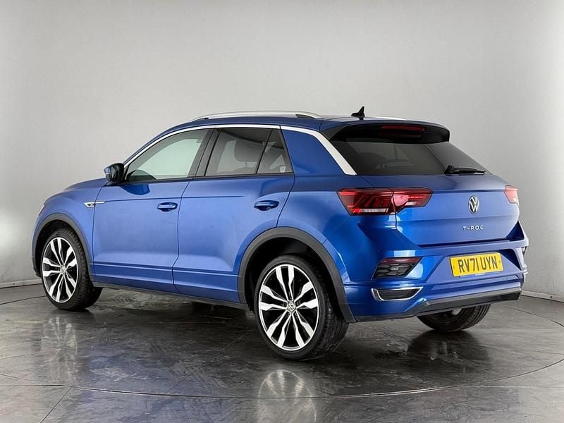 Used VW T-Roc R-line 150 HP (110 kW) 2021 Blue SUV