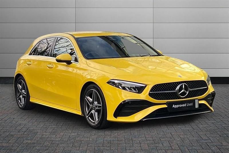 Used Mercedes A200 Executive 163 HP (119 kW) 2023 Sun yellow Hatchback