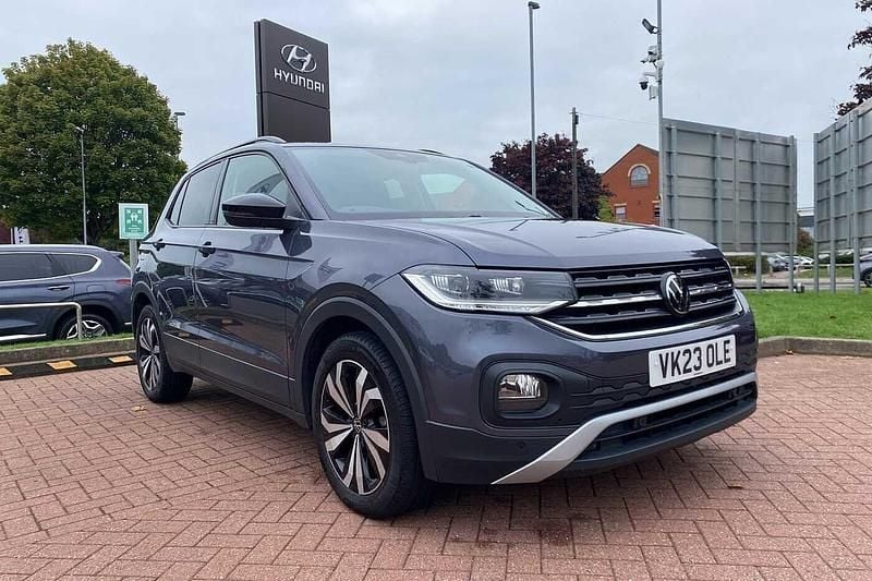 Grey Used 2023 VW T-Cross Black Edition SUV | £18,100 (Fair price) - Image 1/4