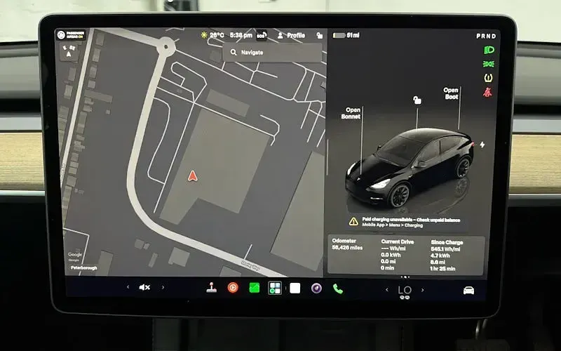 Used Tesla Model Y Long Range AWD 378 kW (514 HP) 2023 Black SUV