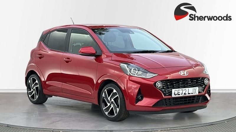 Red Used 2022 Hyundai i10 Premium Hatchback | £12,999 (Fair price) - Image 1/4