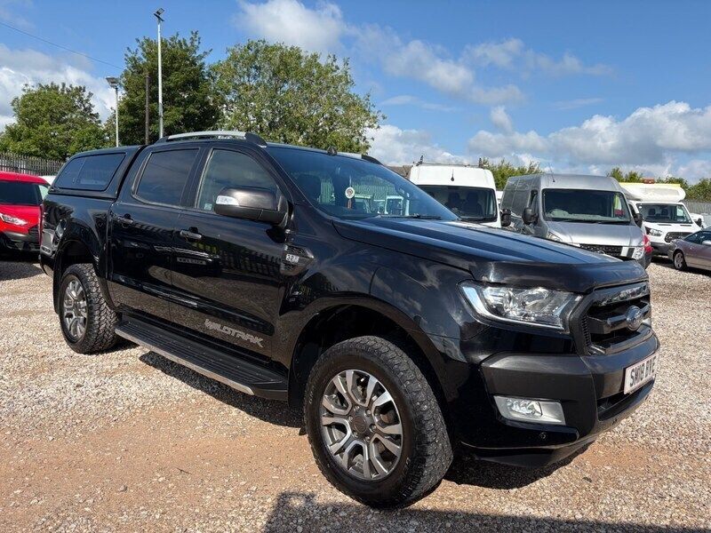 Black Used 2018 Ford Ranger Wildtrack Pickup | £9,995 (Good price) - Image 1/4