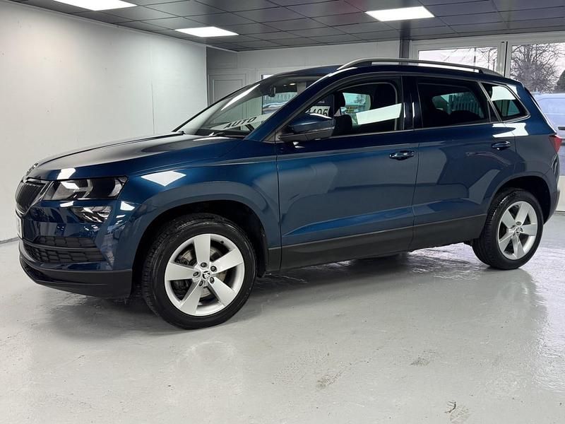 Używany Skoda Karoq SE 116 KM (85 kW) 2018 Niebieski SUV