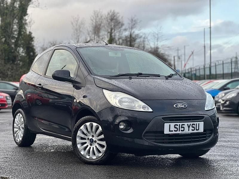 Used Ford Ka Zetec 2015 Black Hatchback