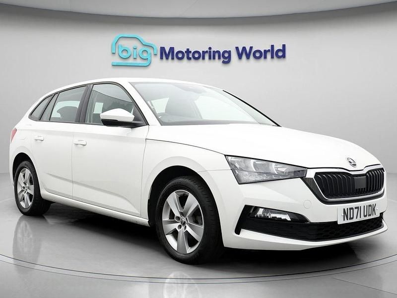 White Used 2021 Skoda Scala SE Hatchback | £10,600 (Fair price) - Image 1/4