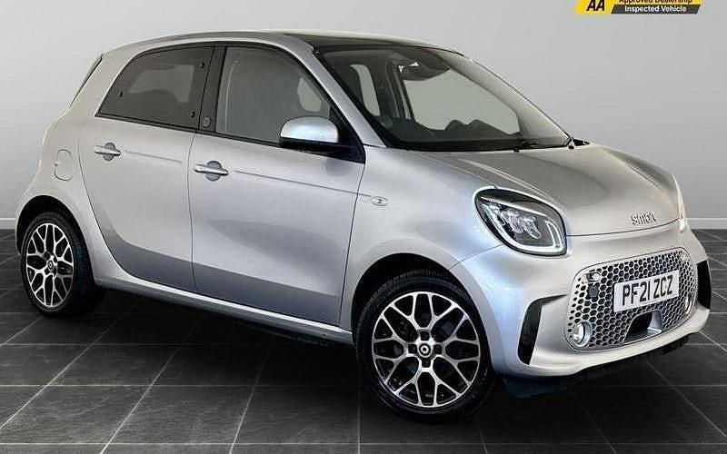 Silver Used 2021 Smart ForFour Electric Drive Exclusive Hatchback | £7,595 (Fair price) - Image 1/2