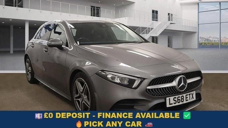 Grey Used 2018 Mercedes A250 AMG line Hatchback | £14,199 (Fair price) - Image 1/4