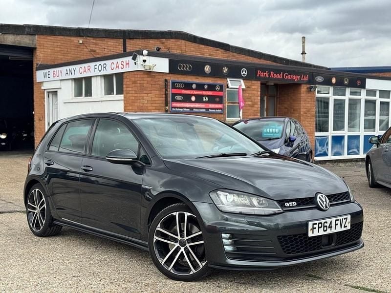 Grey Used 2014 VW Golf VII GTD Hatchback | £8,490 (A bit pricey) - Image 1/4
