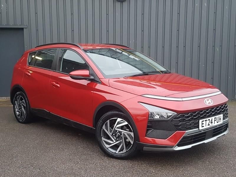 Begagnad Hyundai Bayon Advanced 100 HK (73 kW) 2024 Röd SUV