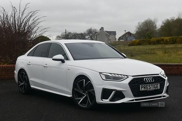 Used Audi A4 S-Line 150 HP (110 kW) 2023 White Sedan