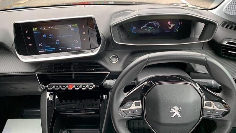 Black Used 2022 Peugeot e-208 Allure Premium Hatchback | £11,915 (Good price) - Image 1/4