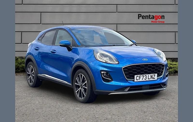 Used Ford Puma Titanium 123 HP (90 kW) 2023 Blue SUV