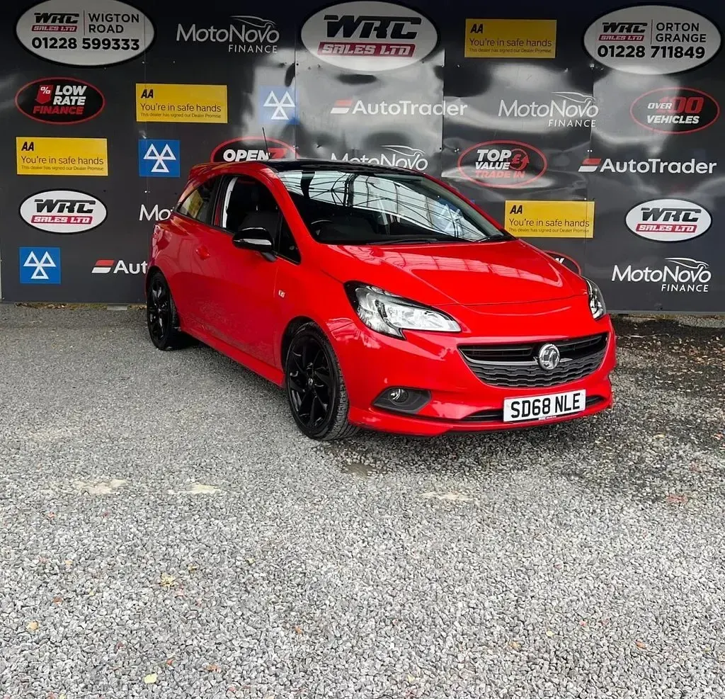 Used Vauxhall Corsa SRi 90 HP (66 kW) 2018 Red Hatchback
